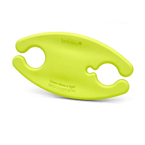 Image of Bobino Cord Wrap - Medium - Lime Cable and Wire Management /Organizer