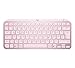 Produktbild Logitech MX Keys Mini kabellose Bluetooth-Tastatur, für Windows, macOS, iPadOS, Android oder Chrome OS, PC, Mac, Laptop, Smartphone, Tablet, Deutsch QWERTZ-Layout - rosa [Bulk]