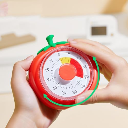 Minuteur mécanique de cuisine durable en forme de fruit - 4