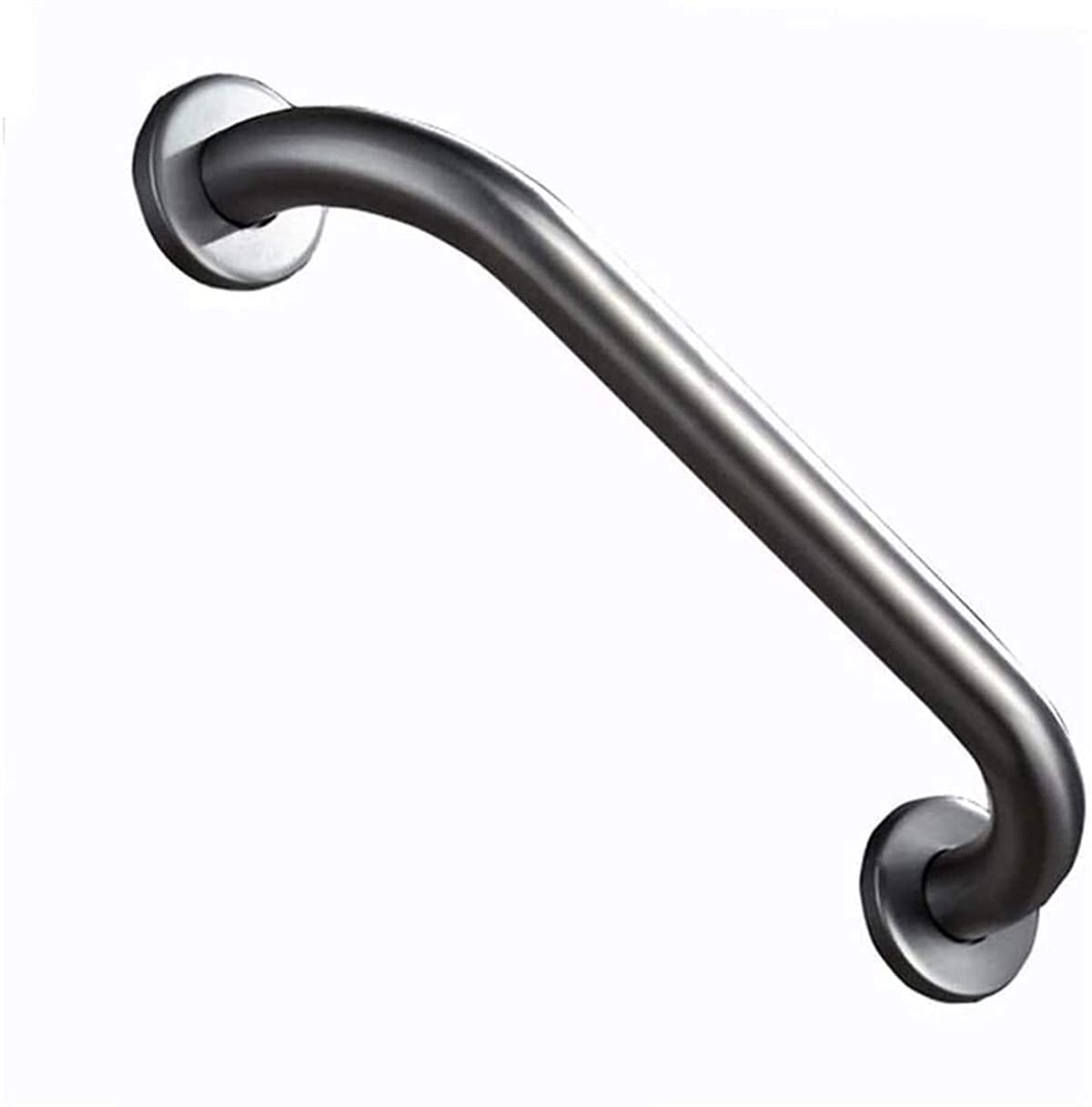 Barra de apoyo de seguridad, Barras de apoyo de ducha de Acero inoxidable, pasamanos de baño, Barra de apoyo de pasamanos de seguridad, manija de asistencia negra/40 cm ()