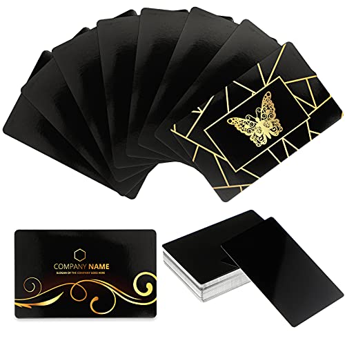 Tarjetas de visita de metal anodizado de 0,2 mm para un diseño personalizado único
