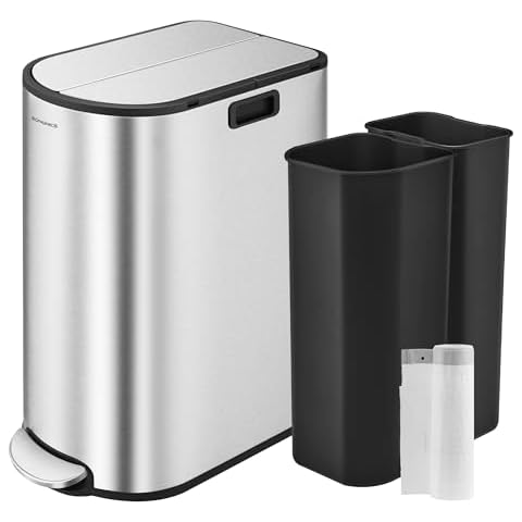 Poubelle SONGMICS Double 30L/20L Cover