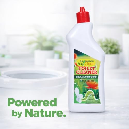 Image of Ecoclean Organic Toilet Cleaner 500ml - Good for septic system | Citrus Smell, Eco Friendly, Bio enzyme, Natural Toilet Cleaner