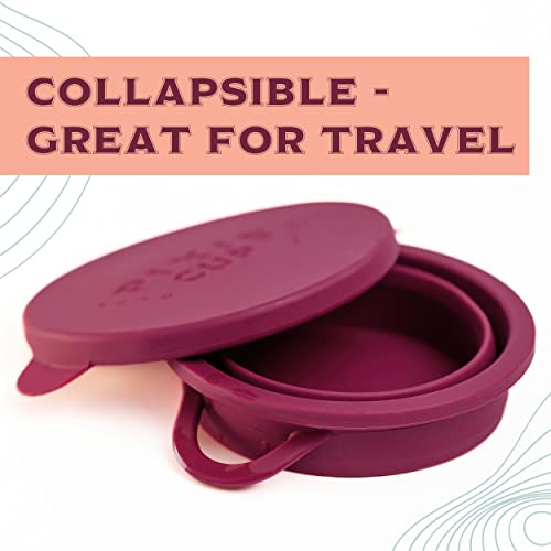 Pixie Menstrual Cup Compact Sterilizer - Good for Public Restrooms, Camping or Dorms - Collapsible Cleaner Container for Your Menstrual Disc & Period Cup - Microwavable - Reusable - Case Holder - Thumbnail 6
