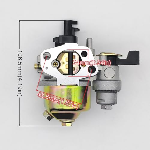 Image of STRONGTHIUM GX160 212cc Carburetor with Insulator Spark Plug Kit | for Honda GX200 GX120 5.5 6.5 hp 196cc 200cc Predator 212cc 224cc Engines