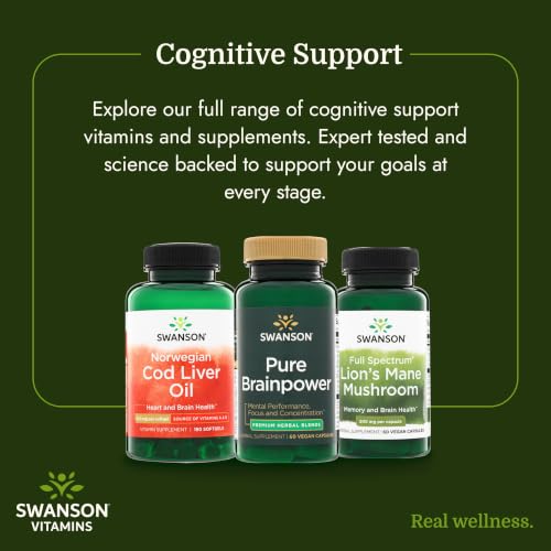 Swanson Pure Brainpower Supplement