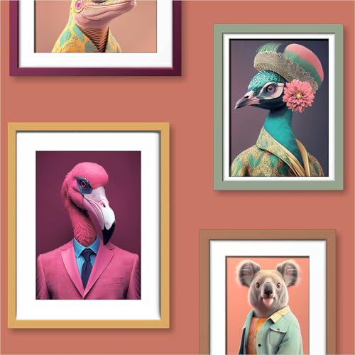 Ugépa Artifice M76105 - Carta da parati in tessuto non tessuto, 10,05 x 0,53 m, multicolore retrò/vintage