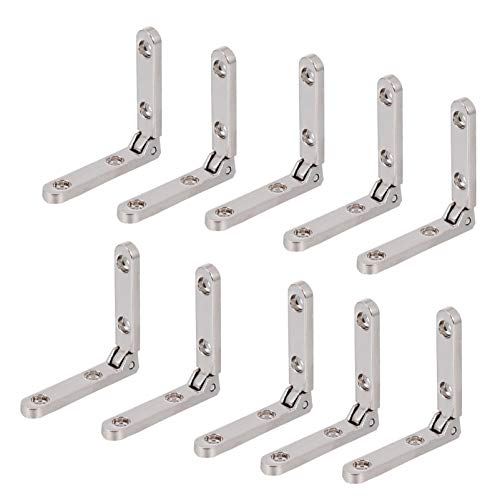 Angoily 10Pcs 90 Grau Folding Dobradiça Dobradiças Pequena Caixa de Jóias para O Presente Do Vinho C