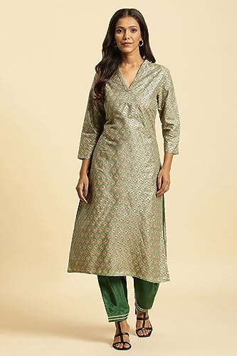 Image of W for Woman Women's High Rise Stretch Salwar | Patiala Pants
