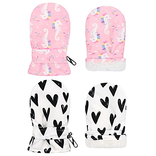 Toddler Mittens Girl Baby Mittens for Toddler Girls Baby Gloves 6-12 Months Toddler Gloves 18 Months Baby Winter Mittens