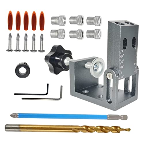 ARTIBETTER Drill Tool Set Inclined Hole Locator 15° Woodworking Supplies Punch Locator Tool for Safe Usage