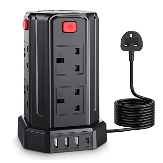 Smart Tower Extension Lead with USB Ports