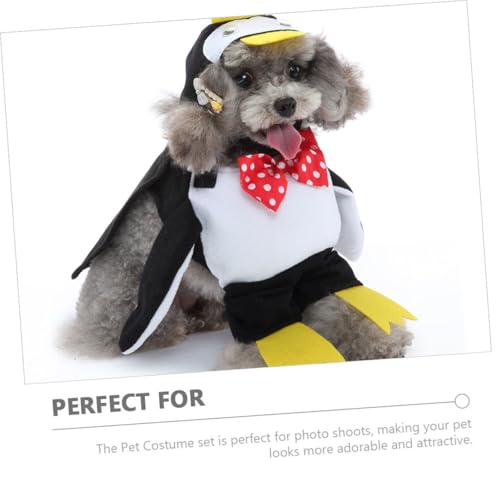 Disfraz para perro GLEAVI tipo pingüino XL miniatura 4