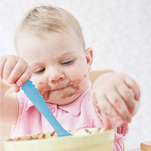 Naforye Cucchiaio Pappa in Silicone per lo