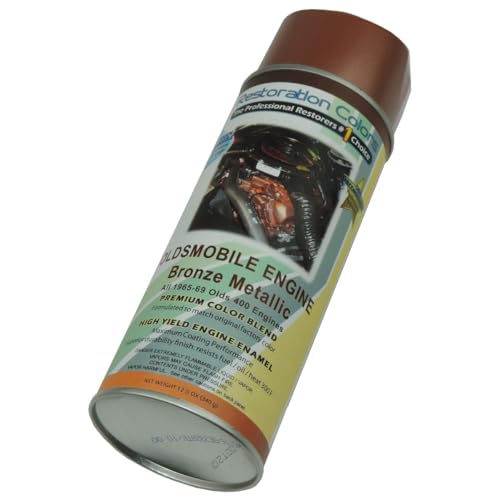 Inline Tube Replacement for 1965-69 Oldsmobile 400cid Engine Paint Bronze 1pc