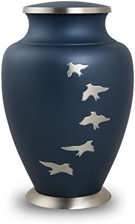 urns with birds