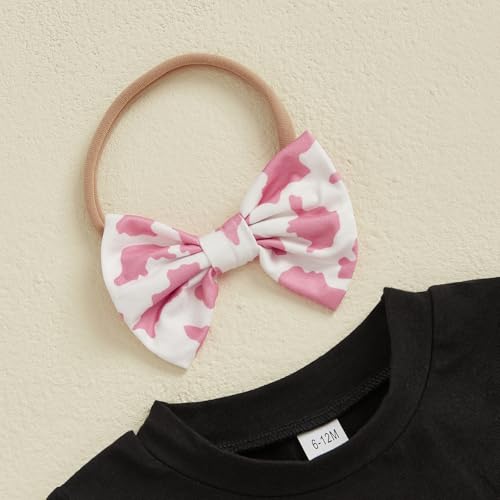 Infant Baby Girl Summer Outfit Short Sleeve Letters Tassel Shirt Shorts Cute Baby Girl Western Clothes3