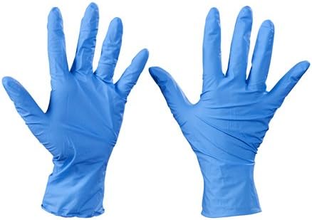 Touch N Tuff Nitrile Gloves Powder-Free, Blue, Medium (Case of 100)