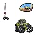 Step by Step Magic Mags Tractor Jimmy, 3-teilig, 2 Magnet-Applikationen und 1 Anhänger, Landwirtschaft, passend zum Schulranzen oder Vorschulrucksack