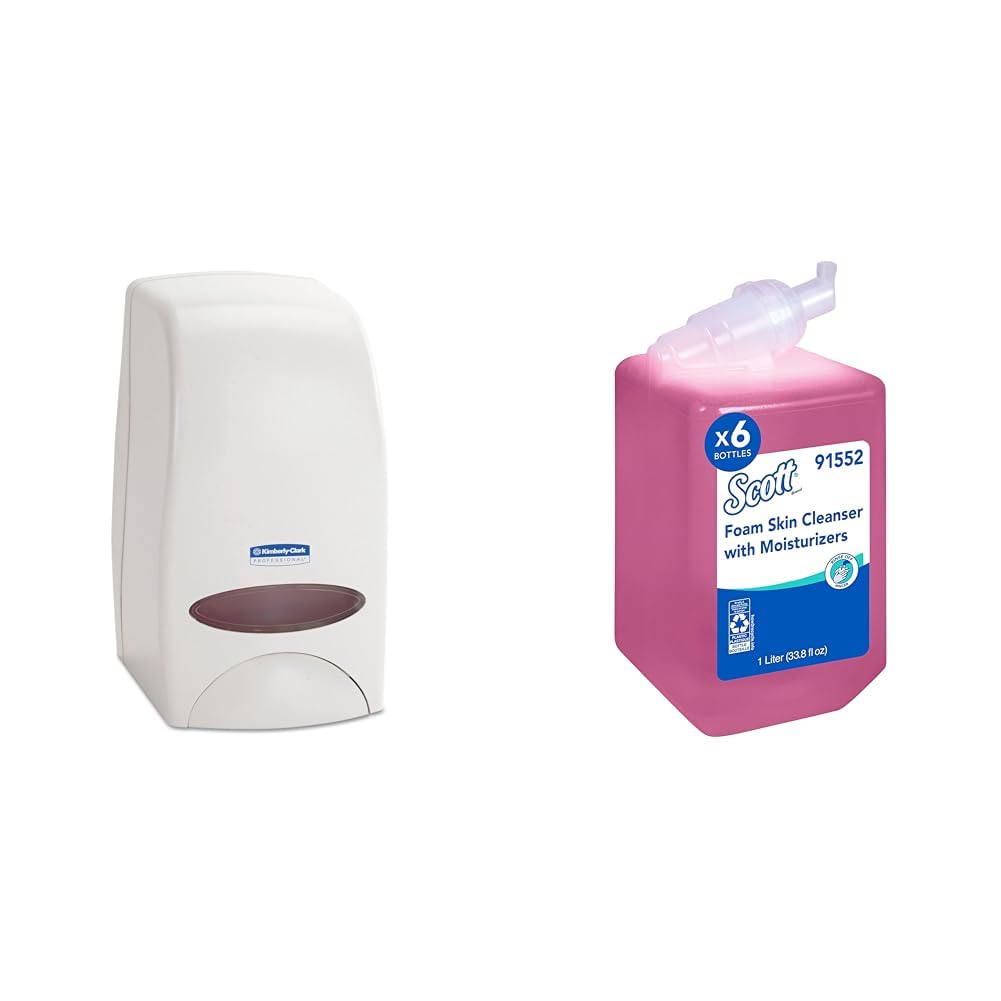 Bundle of Scott Foam Hand Soap with Moisturizers 1 0 L Pink Floral Scent Refills Scott Essential Manual
