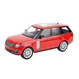 Modèle réduit de voiture tout-terrain pour Range Rover SUV à l'échelle 1/18, en alliage et métal moulé sous pression.