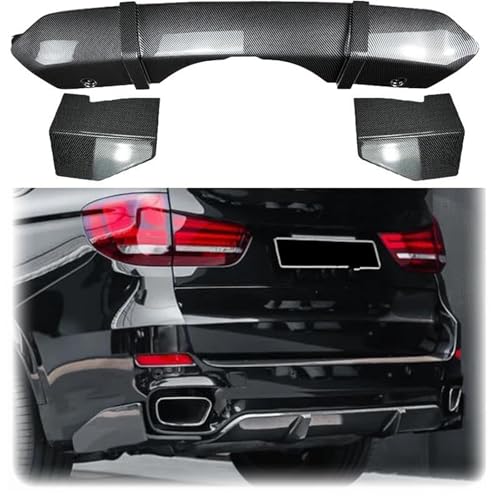 Becquets arrière pour BMW X5 F15 diffuseur noir brillant