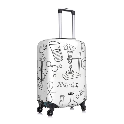 Chemistry Print Print Luggage Suitcase Covers Elastic Washable Luggage Protector Luggage Covers For Suitcase3