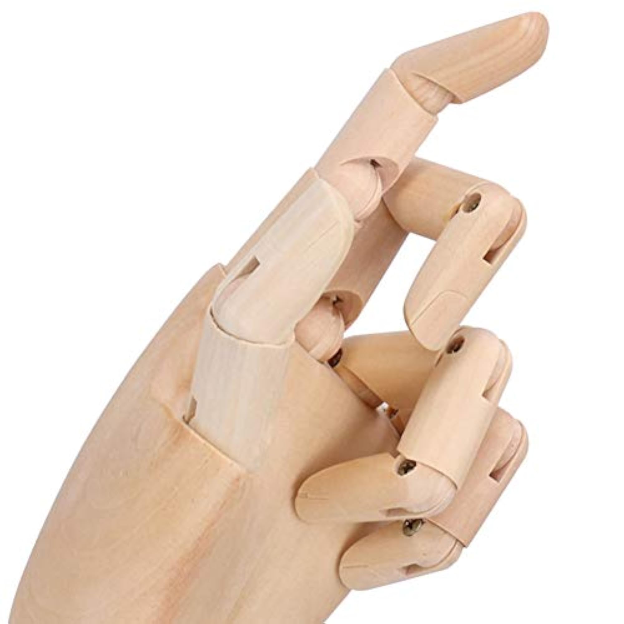 Solid Wood Decoration Model, Wooden Female Left Hand Model