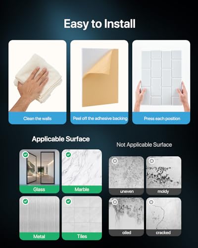 Soundsbay Akustikplatten selbstklebend 12 Stück, Schallschutz Wand Rechteckiger Ziegeltyp Schallschutzplatten, Akustikpaneele für Akustische Behandlung und Wanddekoration 30x40x0.9cm (Dunkelgrau)