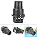 Water Pump Foot Valve Black PVC Low Pressure Flat Check Valve Black 1.5in 2in 2.5in 3in 4in Optional for Fluid Machine Industrial Garden(3in)