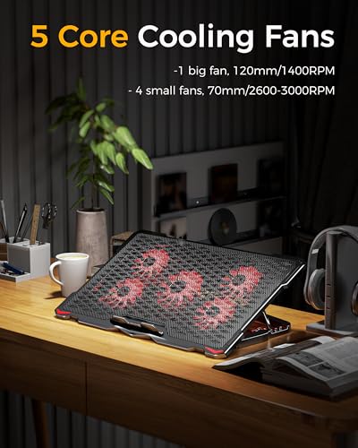AICHESON S035 Red y 003 Set de Enfriamiento para Laptop miniatura 2