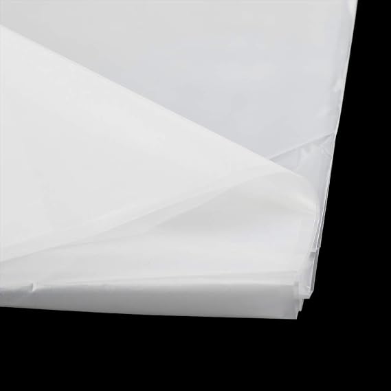 Greenhouse Bootstrap Farmer Plastic Dust Proof Clear Polyethylene Film - 90% Light Transmittance - 150-Micron Thickened Protective Film - Suitable for Seedling Raising, (2x2 M/6.56x6.56 FT)