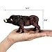 Gemini&Genius Warthog Toy, Safari Animal Figure, Warthog Figurine, Wildlife Action Figure, Great Play Toy, Collection, Cake Topper, Storytelling Prop and Room Decor for Kids