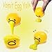 lulucross 2 Pcs Vomiting Stress Ball Toy Set – Puking Egg Yolk Slime Balls, Squeeze Fidget Toys, Prank Gifts, and Sensory Stress Relief for Kids & Adults