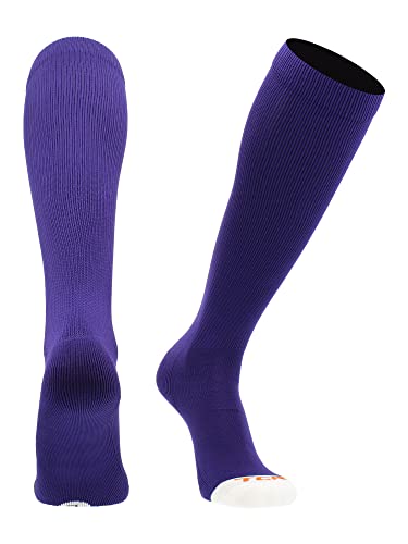 MadSportsStuff Pro Line Over the Calf Baseball Socks (Purple Medium)