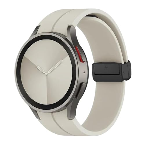 Bracelet en silicone pour Galaxy Watch 6 avec boucle magnétique premium