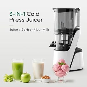 Canoly 3-in-1 Cold Press Juicer C16, Makes Juice & Sorbet & Nut Milk — photo 2 of 6