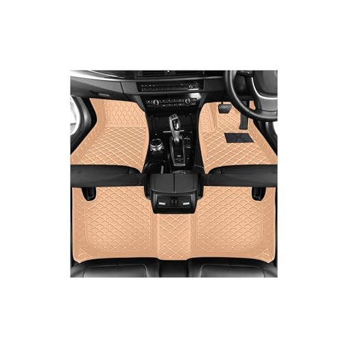 MCGFSDO テスラ モデル3 2018 2019 2020-2022 対応 RHD 車用フロアマット ラグ保護マット フルセット(Beige)