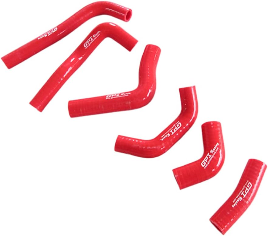Silicone Radiator Hose for 2002-2004 Honda CRF450R CRF450 CRF 450 R 2003 02 03 04 (Red)