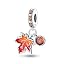 Maple Leaf Two Piece Charms