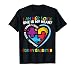 I Am Her Voice Daughter Autism Awareness Mom Dad Puzzle T-Shirt