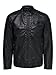 ONLY & SONS Herren onsAL PU NOOS OTW Jacke, Schwarz (Black), Large Baby,Schwarz günstig Kaufen-ONLY & SONS Herren onsAL PU NOOS OTW Jacke, Schwarz (Black), Large