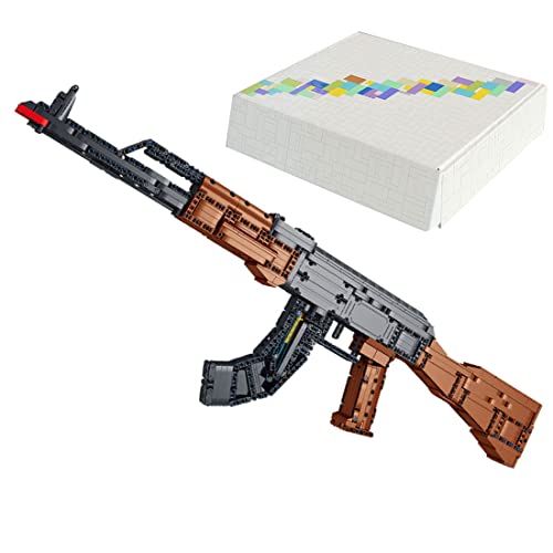 Kiyoyo Technik Gewehr Bausteine, 1493 Klemmbausteine Bausteine Schießwaffe Gewehr Modell Bausatz, Militärische…