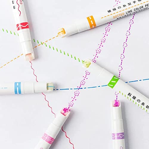 MasYosh Set di evidenziatori Curve, Penne a Doppia...