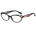 LianSan 3705 Retro Cat Eye Reading Glasses for Women,(Tortoise/Black/Purple)+2.00 Strength (Pack of 3)