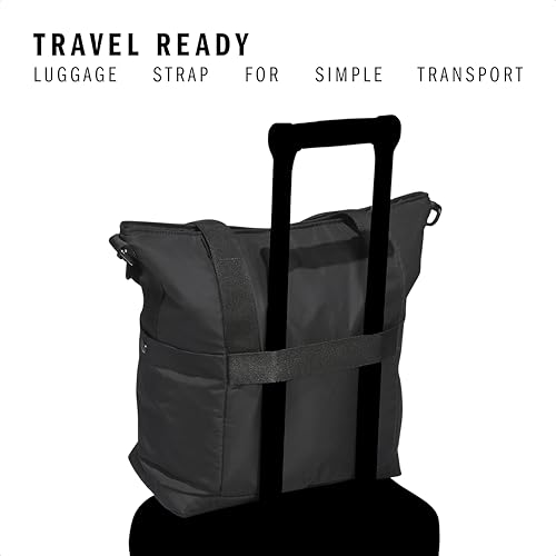 adidas All Me Tote for Women, Large Crossbody Bag with Shoulder Strap, Black/2.0, OSFA4