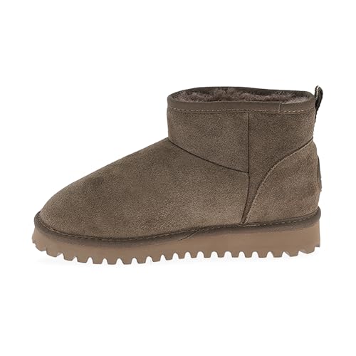 dresco Damen Chakir Stadtschuhe, Schneestiefel, kaki, 41 EU