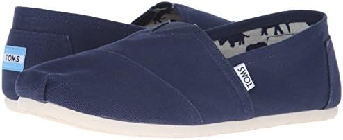TOMS Men's Classic Alpargata Slip-On Shoe Navy Canvas 10 M | Image 6