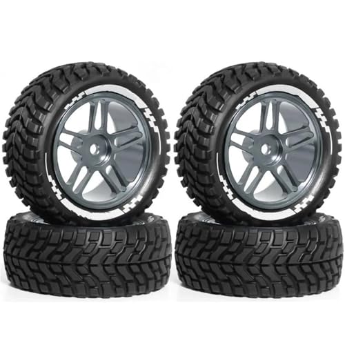 For HSP 94122 For Tamiya XV01 For TT02 For HPI Ky 1??/10 �����z�C�[���n�u�����z�C�[�������^�C�� RC �I�����[�h�h���t�g�J�[ RC�p�[�c(Gray)