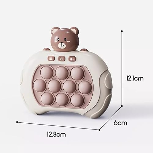 Pop It Eletrônico Fidget Brinquedo Interativo Jogo da Memória De Apertar Anti Stress Luzes Vermelha